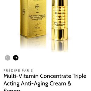 Prédiré Paris Multi-Vitamin Concentrate Anti-Aging Cream & Serum - Gold